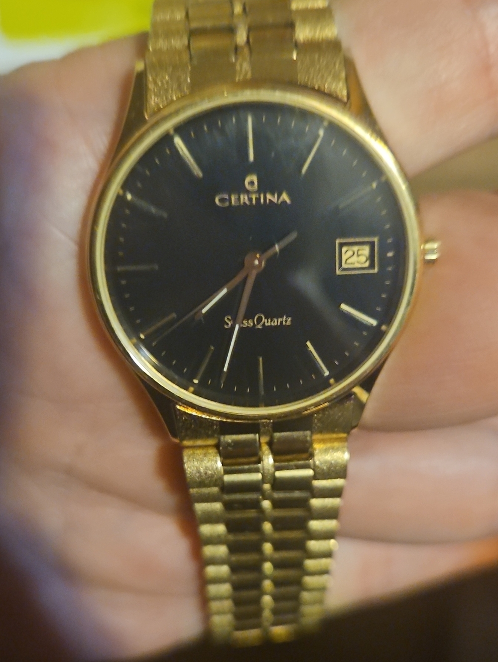 Certina Gold-Tone Swiss Quartz Watch 113 1033 26